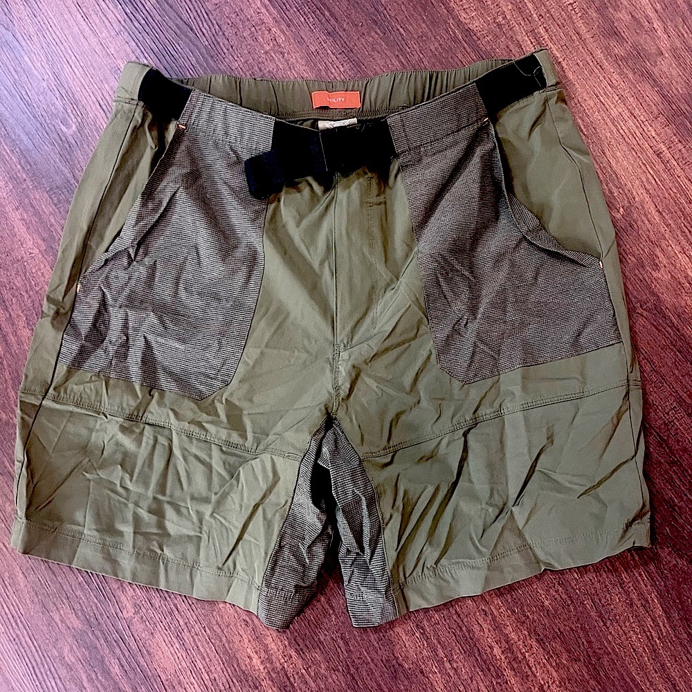 Men's Olive Green adventure Shorts. outdoor St. Johnsbury shorts
